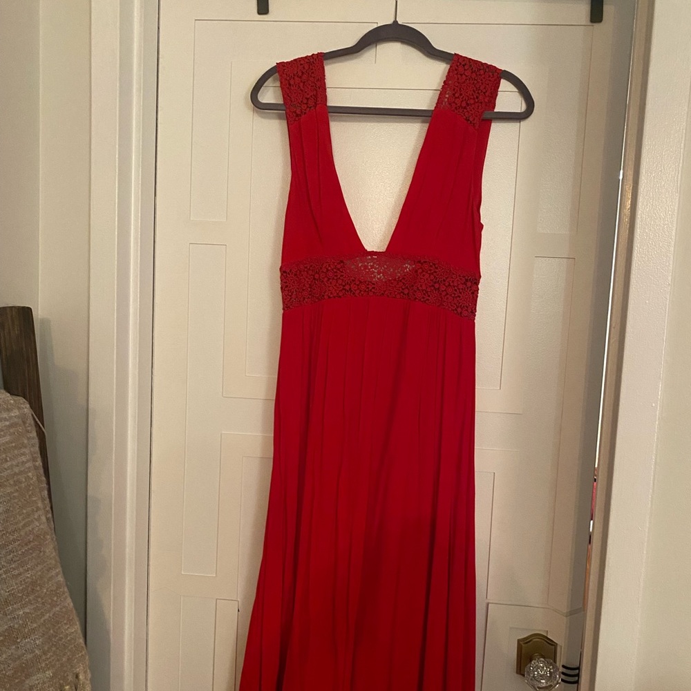 Majorelle Pinewood Maxi Dress in Red